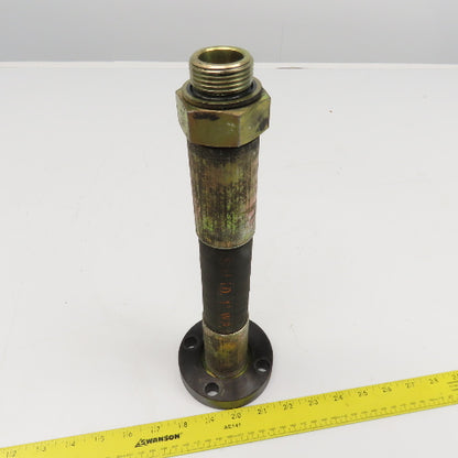 1" (-16) Hydraulic Hose ORB 4 Bolt Flange x Male 1" (-16) Straight 12-1/2" OAL
