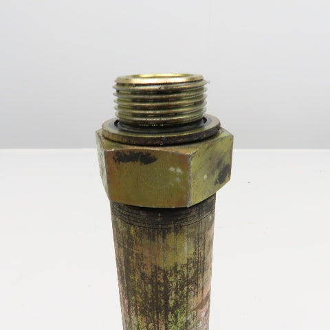 1" (-16) Hydraulic Hose ORB 4 Bolt Flange x Male 1" (-16) Straight 12-1/2" OAL
