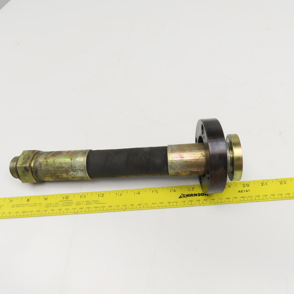 1" (-16) Hydraulic Hose ORB 4 Bolt Flange x Male 1" (-16) Straight 12-1/2" OAL
