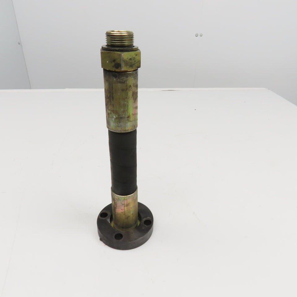 1" (-16) Hydraulic Hose ORB 4 Bolt Flange x Male 1" (-16) Straight 12-1/2" OAL