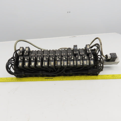 Mecman Rexroth 07931 097 09 2 Way Pneumatic Valve Logic Board Assembly 12 Valve