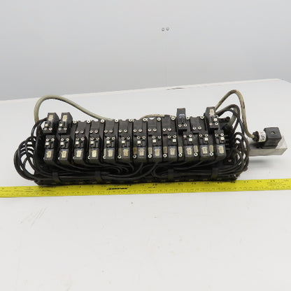 Mecman Rexroth 07931 097 09 2 Way Pneumatic Valve Logic Board Assembly 12 Valve