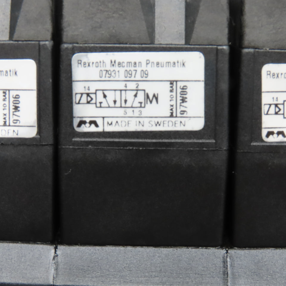 Mecman Rexroth 07931 097 09 2 Way Pneumatic Valve Logic Board Assembly 12 Valve