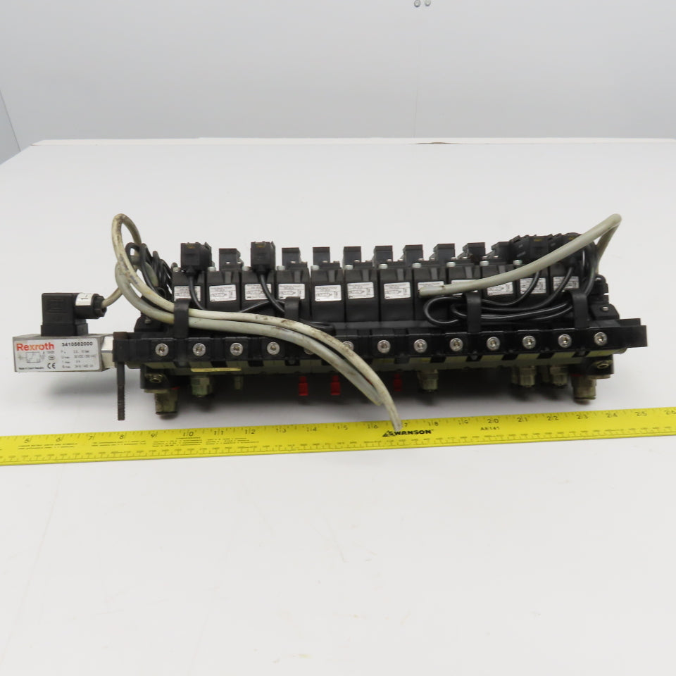 Mecman Rexroth 07931 097 09 2 Way Pneumatic Valve Logic Board Assembly 12 Valve