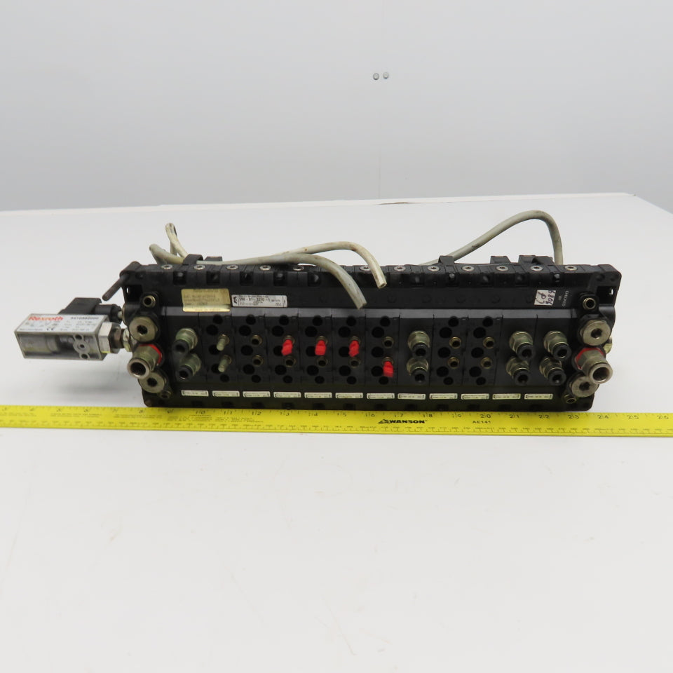 Mecman Rexroth 07931 097 09 2 Way Pneumatic Valve Logic Board Assembly 12 Valve