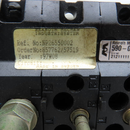 Mecman Rexroth 07931 097 09 2 Way Pneumatic Valve Logic Board Assembly 12 Valve