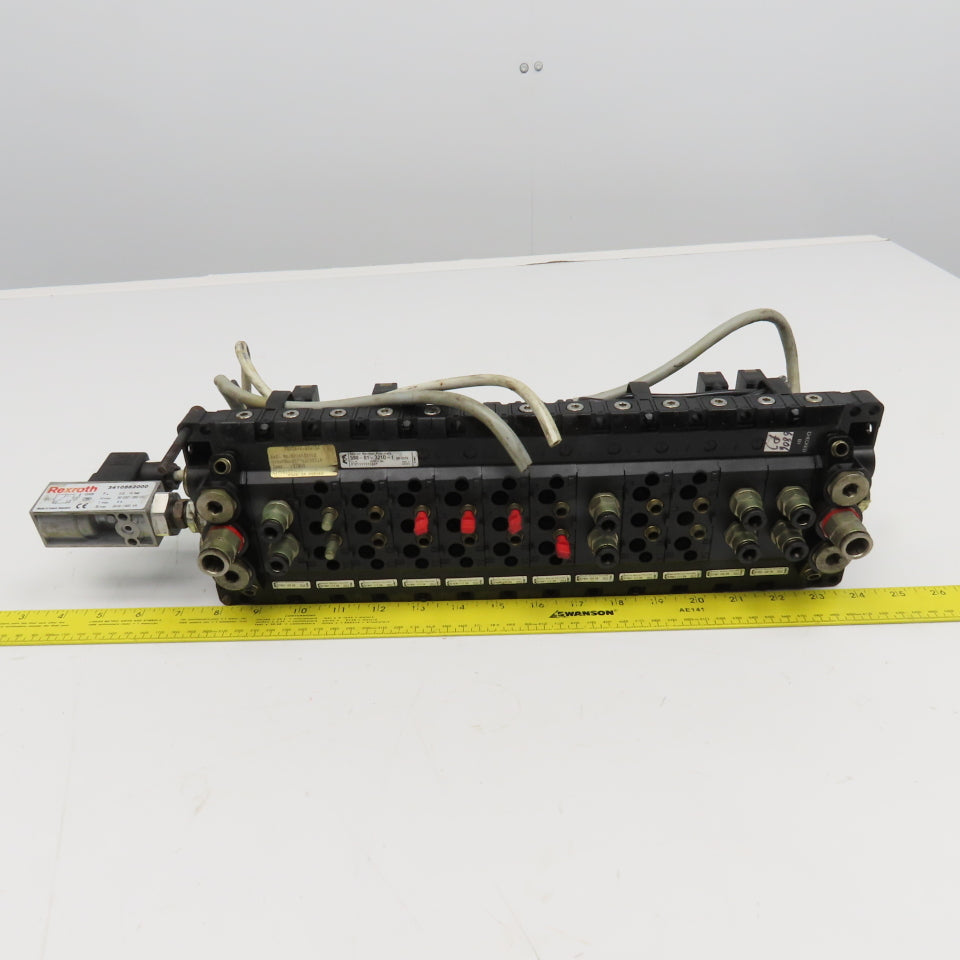 Mecman Rexroth 07931 097 09 2 Way Pneumatic Valve Logic Board Assembly 12 Valve