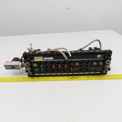 Mecman Rexroth 07931 097 09 2 Way Pneumatic Valve Logic Board Assembly 12 Valve