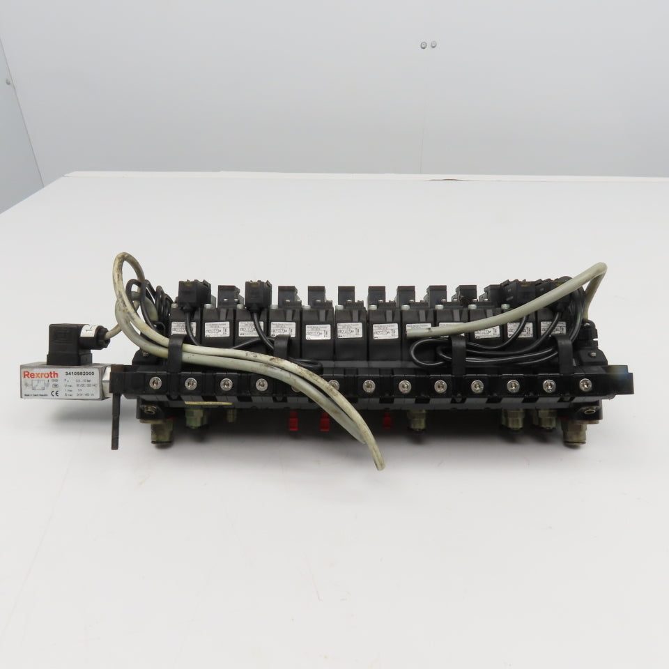 Mecman Rexroth 07931 097 09 2 Way Pneumatic Valve Logic Board Assembly 12 Valve