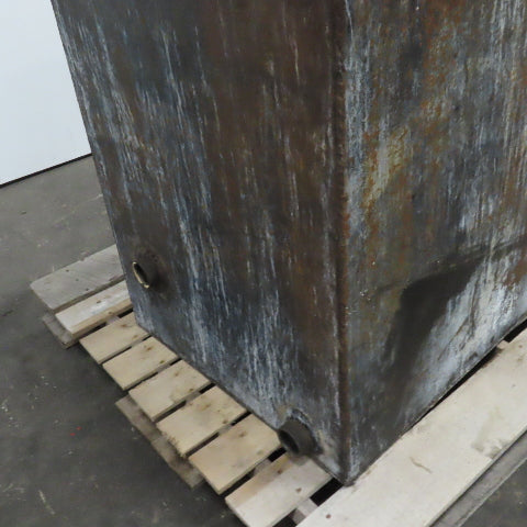 70 Gallon 23" x 23" x 31" Deep Steel Liquid Holding Reclaiming Tank