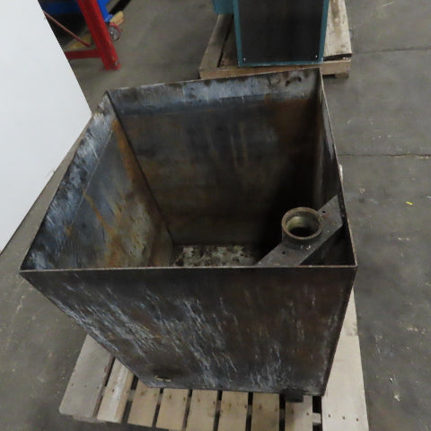 70 Gallon 23" x 23" x 31" Deep Steel Liquid Holding Reclaiming Tank