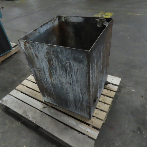 70 Gallon 23" x 23" x 31" Deep Steel Liquid Holding Reclaiming Tank