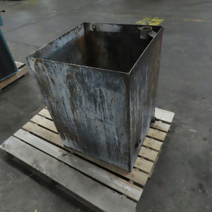70 Gallon 23" x 23" x 31" Deep Steel Liquid Holding Reclaiming Tank