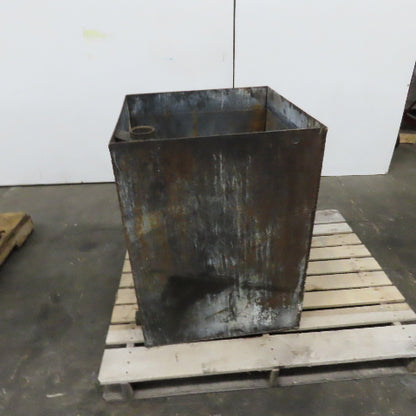 70 Gallon 23" x 23" x 31" Deep Steel Liquid Holding Reclaiming Tank