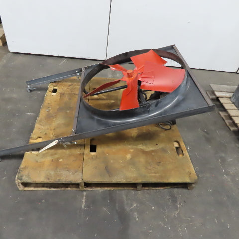 Dayton Thru Wall Mount Panel Ventilation Fan 30" 5 Blade 1/2Hp 115/230V 1Ph