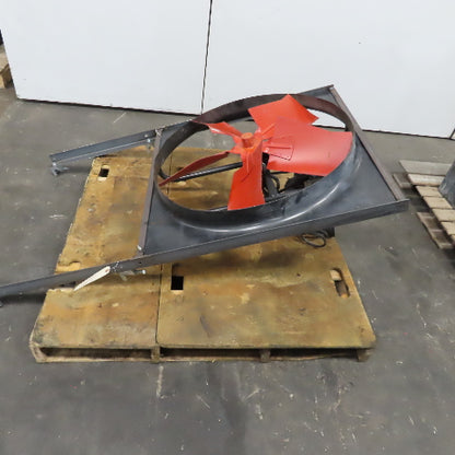 Dayton Thru Wall Mount Panel Ventilation Fan 30" 5 Blade 1/2Hp 115/230V 1Ph