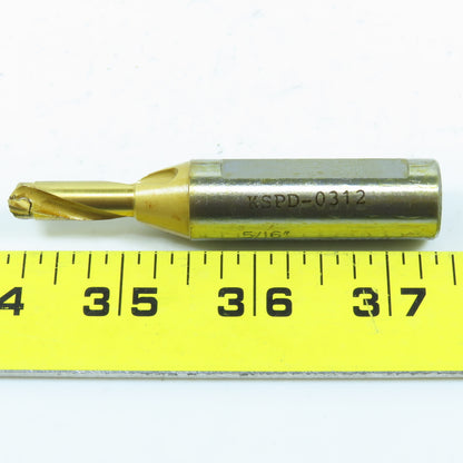 Kennametal KPSD0312 5/16" Super Point Drill Carbide Tip TiN Coated Coolant Fed
