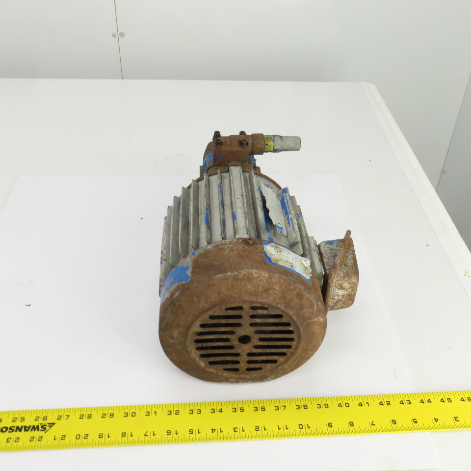 A-Ryung 2HP AC Electric Motor 200-220V 3PH 6.7-6.2A W/T-Rotor Oil Pump