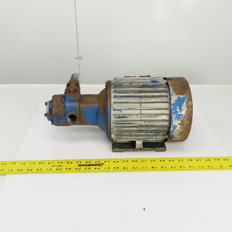 A-Ryung 2HP AC Electric Motor 200-220V 3PH 6.7-6.2A W/T-Rotor Oil Pump