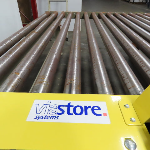 Viastore Systems 75" W x 65" Long Power Roller Conveyor 20 FPM 1/2Hp 230/460V
