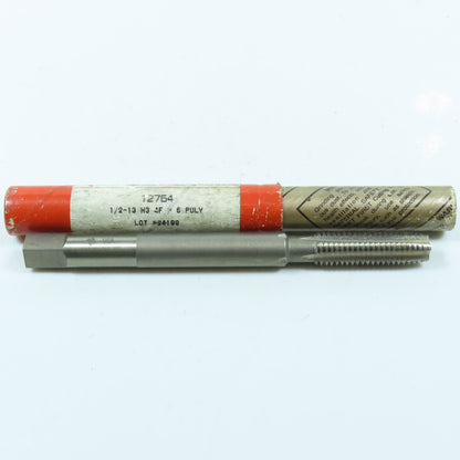 Brubaker 12754 1/2"-13 Straight Flute Plug Tap 4F 6" OAL Made In USA