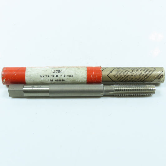 Brubaker 12754 1/2"-13 Straight Flute Plug Tap 4F 6" OAL Made In USA