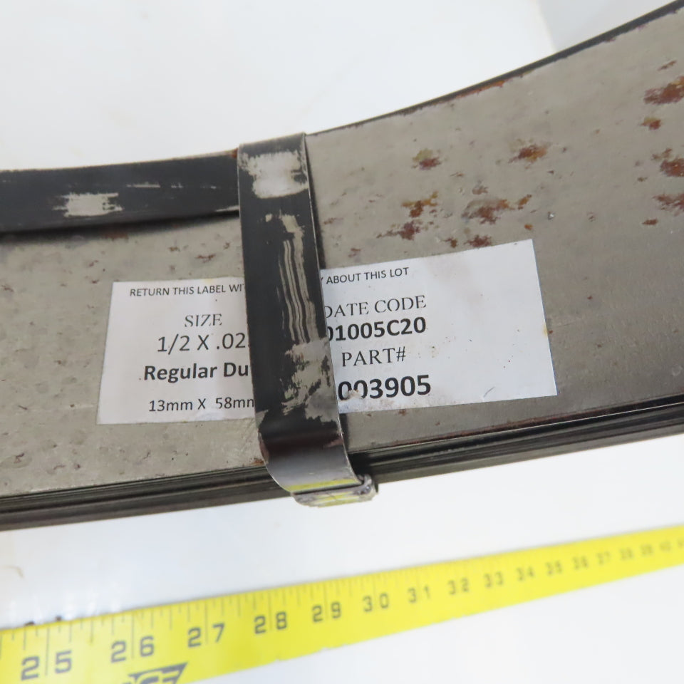 1/2" Wide Steel Strapping 0.023" Thick