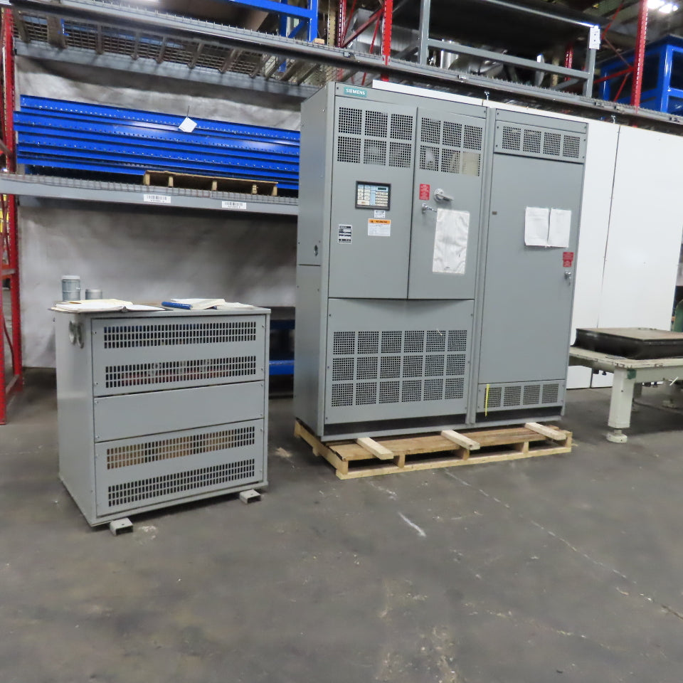 Siemens 25-250Hp Dynamometer Motor Torque Test Stand Transformer Controls
