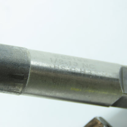 Hanson Whitney 1/2"-13 NC Straight Flute Extended Plug Tap 4F 8" OAL Lot of 2