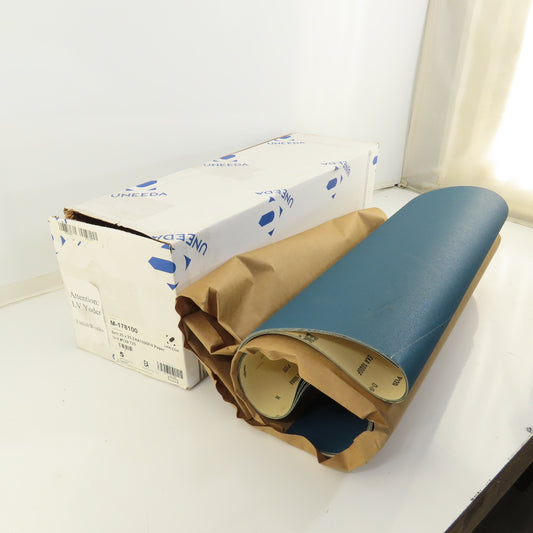 Uneeda M-178100 25" x 75" EKA1000FH Paper #120 Grit T25 Sanding Belts Lot Of 5