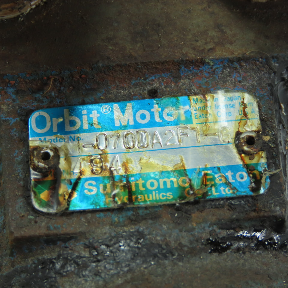 Sumitomo Eaton  H-070DA2F1-G Hydraulic Orbit Motor 25mm Keyed Shaft