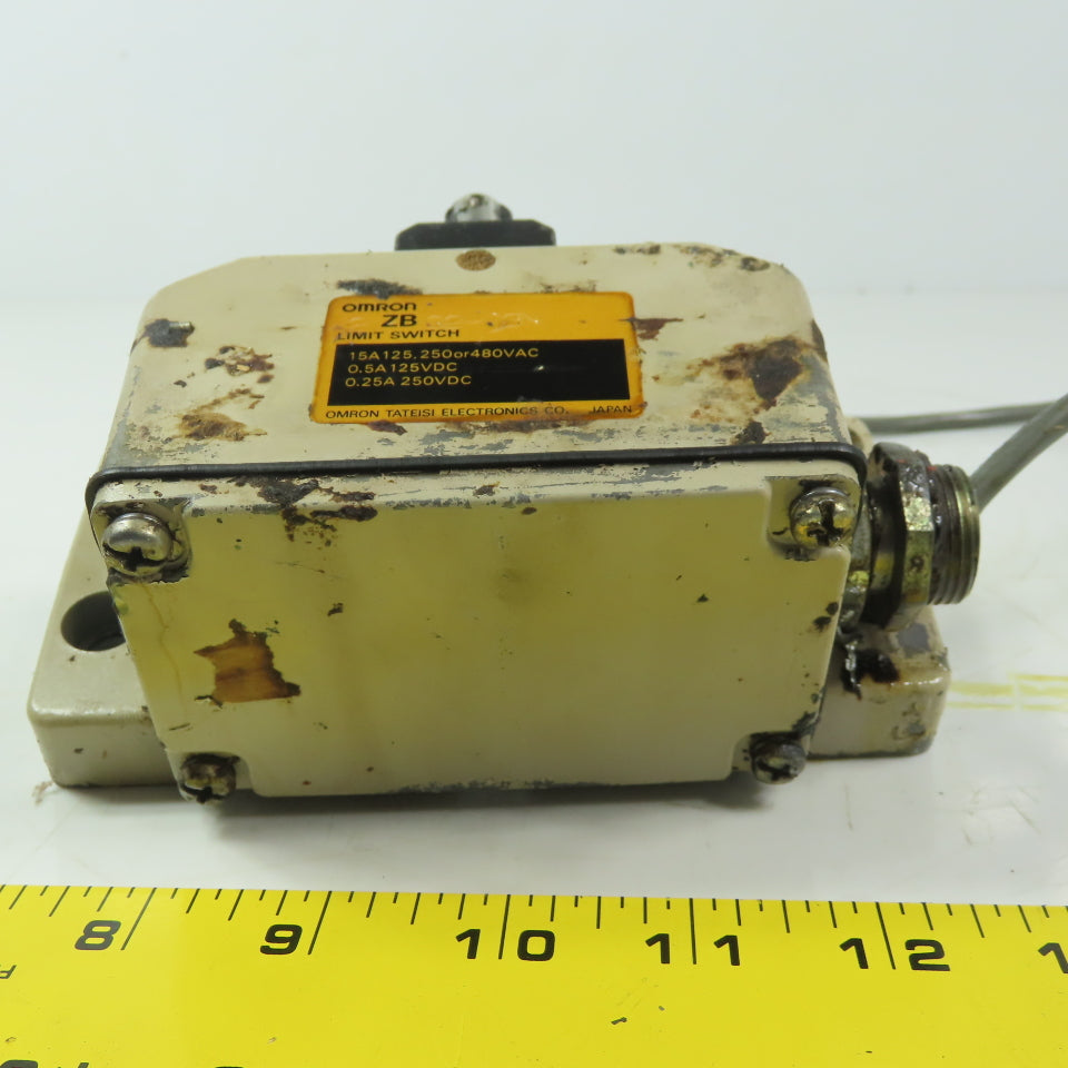 Omron 2 ZBQ2-13N Double Roller Plunger Limit Switch