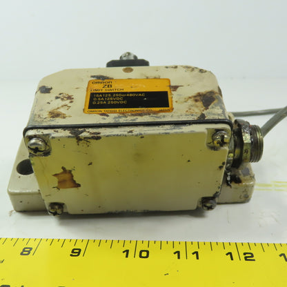 Omron 2 ZBQ2-13N Double Roller Plunger Limit Switch