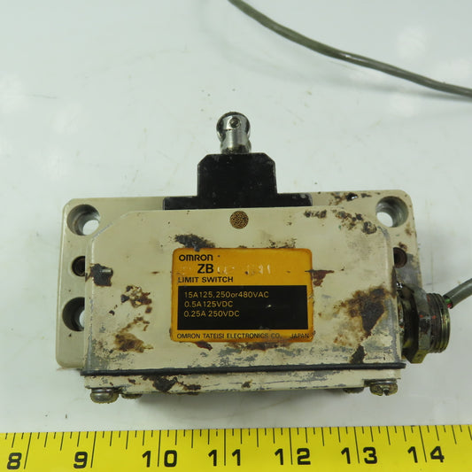 Omron 2 ZBQ2-13N Double Roller Plunger Limit Switch