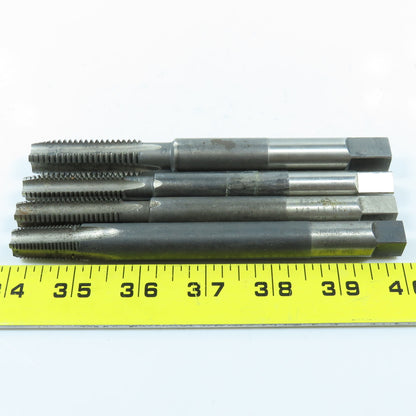 1/2"-13 NC, 1/4"-18 NPTF, 5/8"-11 NC Straight Flute Extended Plug Tap 4F Lot/4