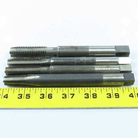 1/2"-13 NC, 1/4"-18 NPTF, 5/8"-11 NC Straight Flute Extended Plug Tap 4F Lot/4