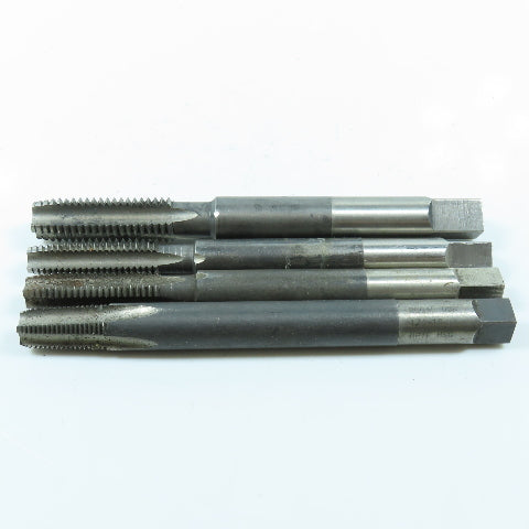 1/2"-13 NC, 1/4"-18 NPTF, 5/8"-11 NC Straight Flute Extended Plug Tap 4F Lot/4