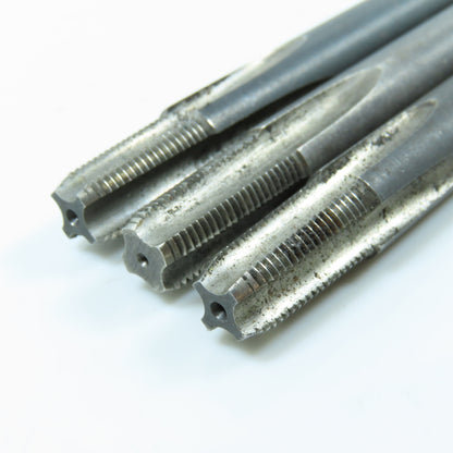 1/8"-27 NPTF Straight Flute Tapered Pipe Tap Extended Shank 4F 6" OAL Lot of 3