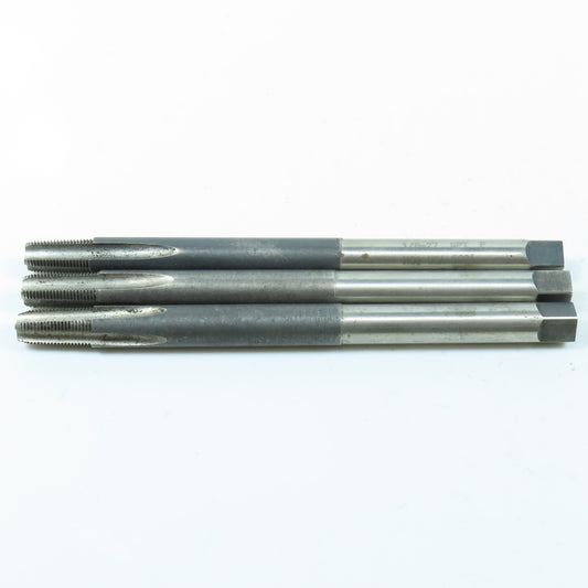 1/8"-27 NPTF Straight Flute Tapered Pipe Tap Extended Shank 4F 6" OAL Lot of 3