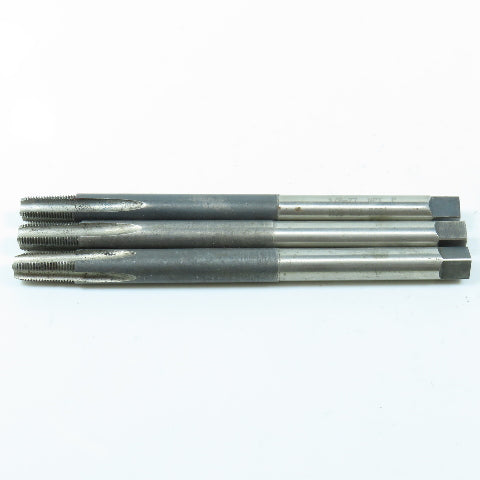 1/8"-27 NPTF Straight Flute Tapered Pipe Tap Extended Shank 4F 6" OAL Lot of 3