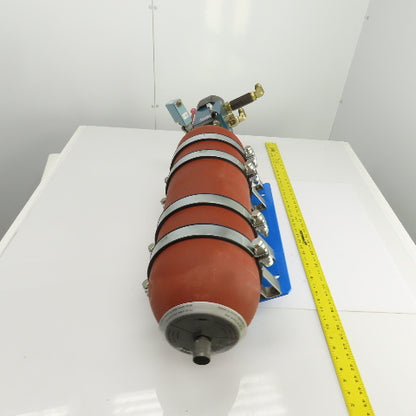 Bosch 20L Hydraulic Accumulator 125 Bar 80°C W/0 532 016 Control Valve 100 l/min