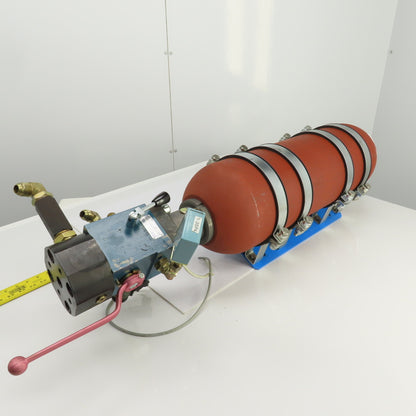 Bosch 20L Hydraulic Accumulator 125 Bar 80°C W/0 532 016 Control Valve 100 l/min