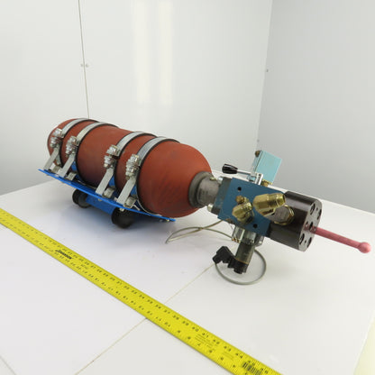 Bosch 20L Hydraulic Accumulator 125 Bar 80°C W/0 532 016 Control Valve 100 l/min