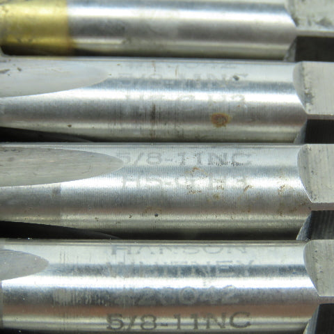5/8"-11 NC Straight Flute Plug Tap 4F Lot of 10