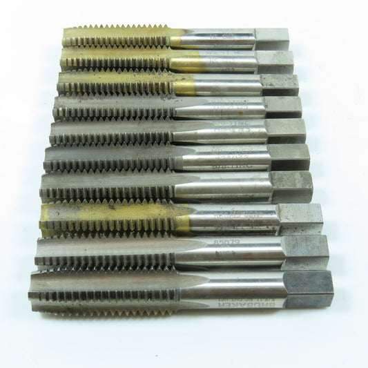5/8"-11 NC Straight Flute Plug Tap 4F Lot of 10
