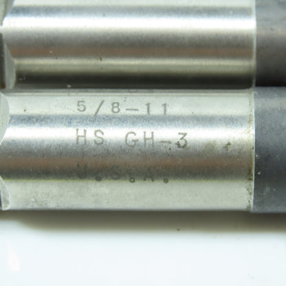 5/8"-11 Straight Flute Extended Plug Tap 4F Lot of 3