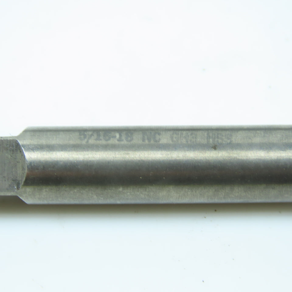 5/16"-18 & 3/8"-16 NC Straight Flute Bottoming Tap 4F Lot of 5