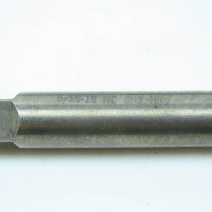 5/16"-18 & 3/8"-16 NC Straight Flute Bottoming Tap 4F Lot of 5