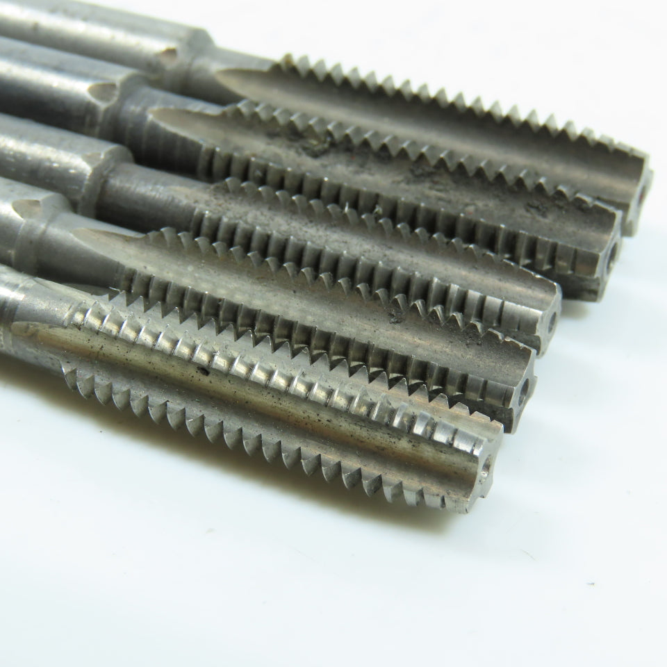 5/16"-18 & 3/8"-16 NC Straight Flute Bottoming Tap 4F Lot of 5