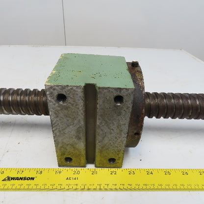 40mm Ball Screw 12mm Lead W/Ball Nut 39" OAL
